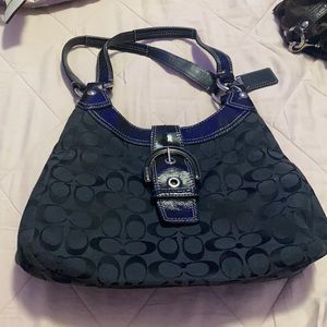 black coach purse